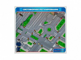 Электрифицированный магнитно-маркерный стенд "Светофорное регулирование" - fgospostavki.ru - Шумерля