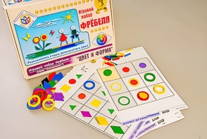 Игровой набор Фребеля "Цвет и форма" (серия "Эксперимент") - fgospostavki.ru - Шумерля