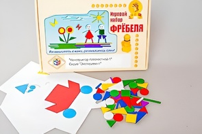Игровой набор Фребеля "Конструктор плоскостной-1" (Серия "Эксперимент") - fgospostavki.ru - Шумерля