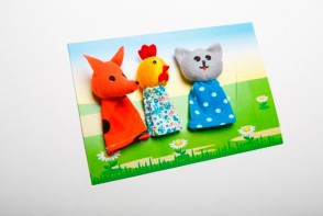 Пальчиковый театр "Кот, петух и лиса" - fgospostavki.ru - Шумерля