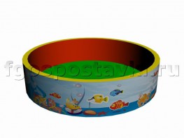 Сухой бассейн круглый с шелкографией - fgospostavki.ru - Шумерля