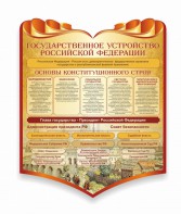 Стенд "Государственное устройство Российской Федерации" Вариант 3 - fgospostavki.ru - Шумерля