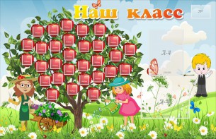 Стенд "Наш класс" Вариант 3 - fgospostavki.ru - Шумерля