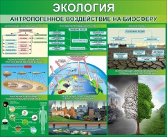 Стенд "Экология. Антропогенное воздействие на биосферу" - fgospostavki.ru - Шумерля