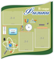 Стенд "В мире физики" - fgospostavki.ru - Шумерля
