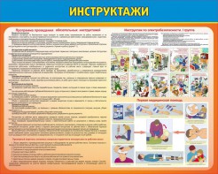Стенд "Инструктажи" - fgospostavki.ru - Шумерля