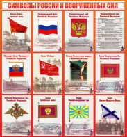 Стенд "Символы России и вооруженных сил" - fgospostavki.ru - Шумерля